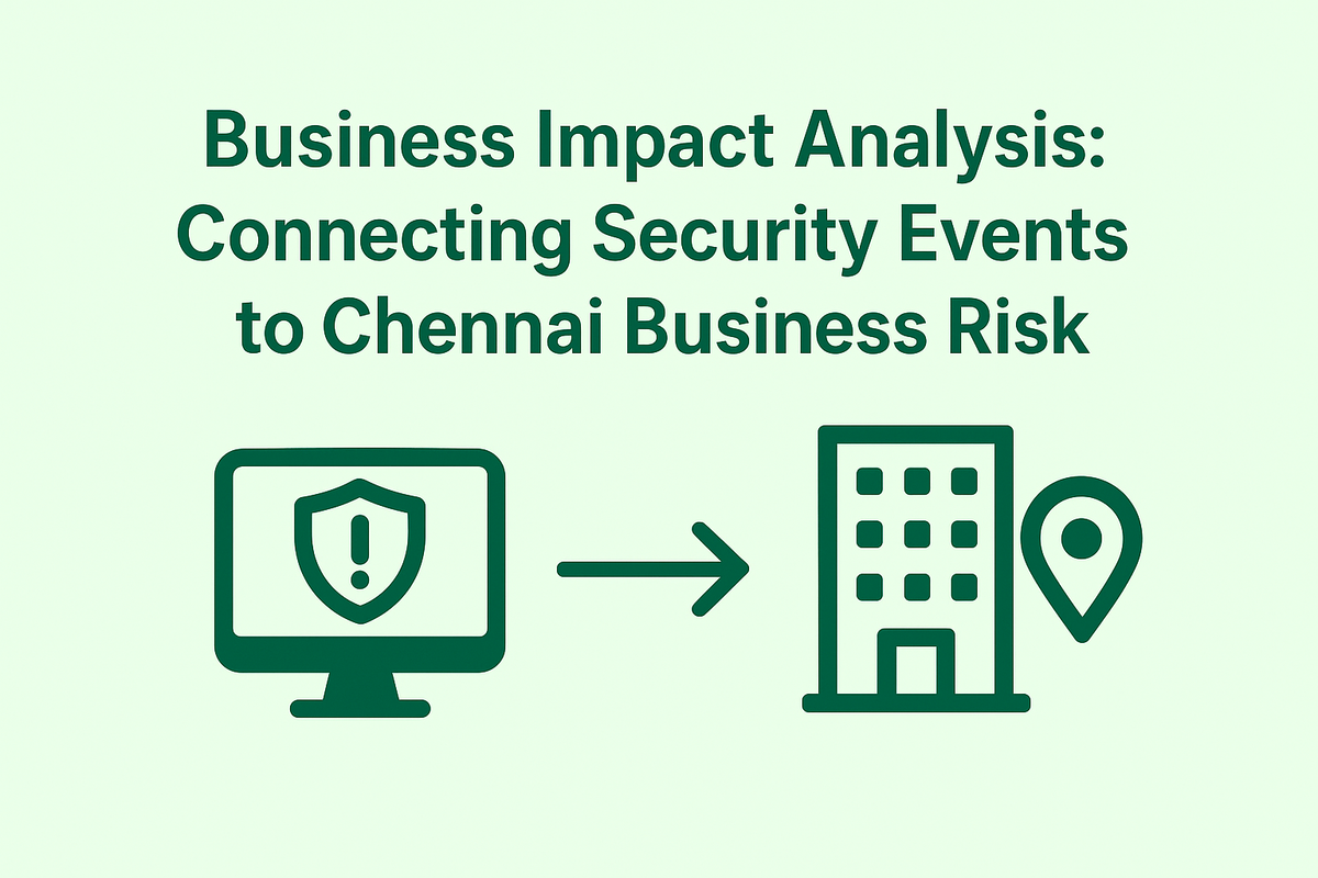 Business Impact Analysis: Connecting Security Events to Chennai Business Risk