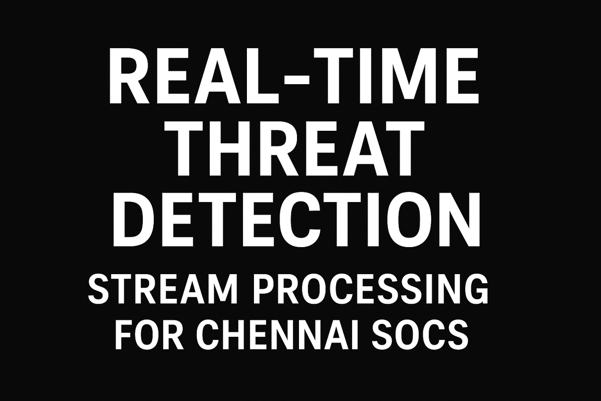 Real-Time Threat Detection: Stream Processing for Chennai SOCs
