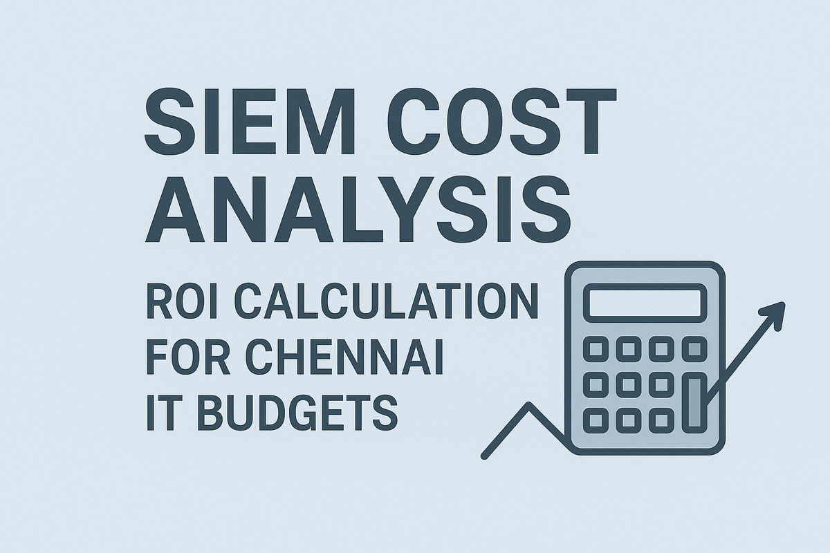 SIEM Cost Analysis: ROI Calculation for Chennai IT Budgets