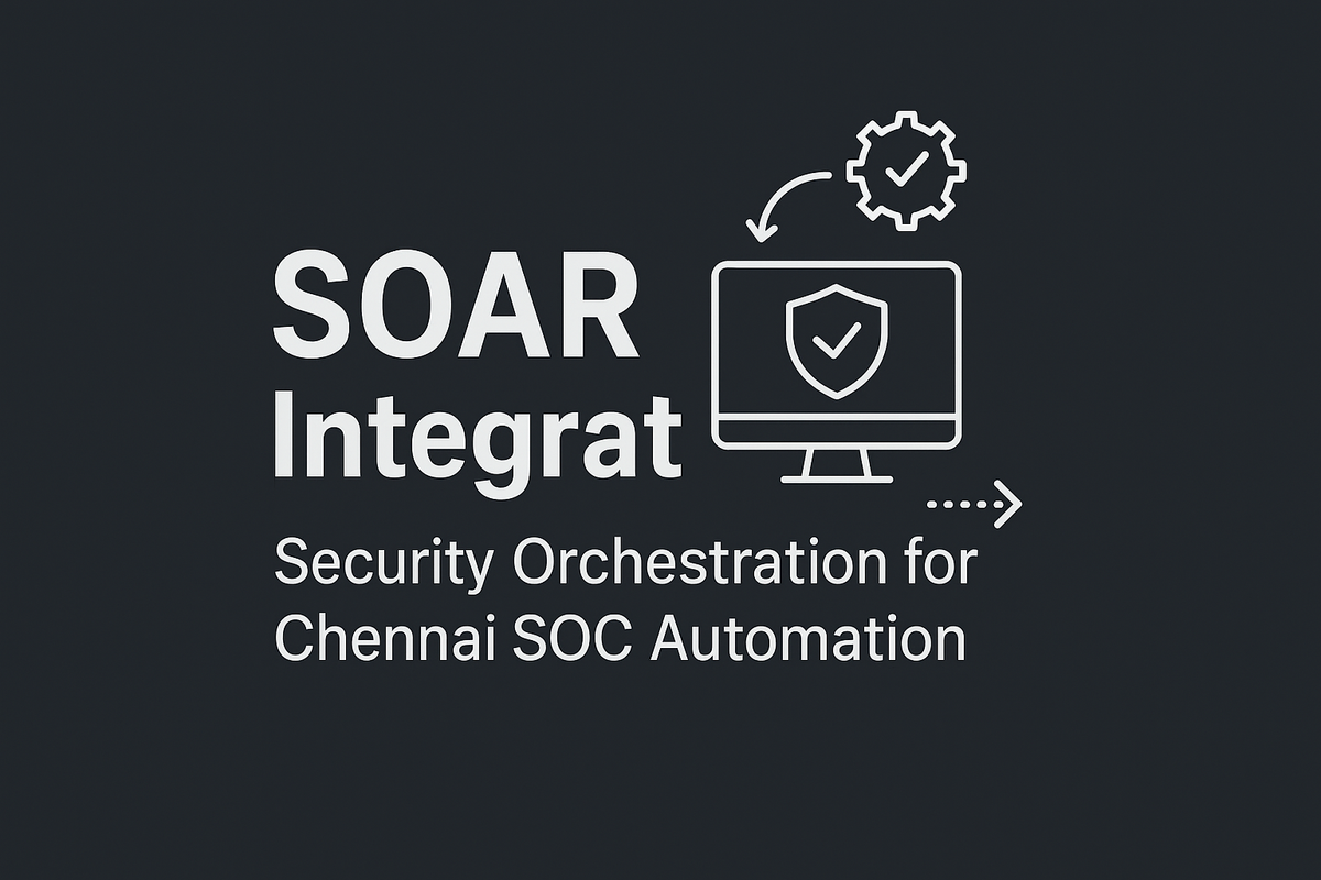 SOAR Integration: Security Orchestration for Chennai SOC Automation.