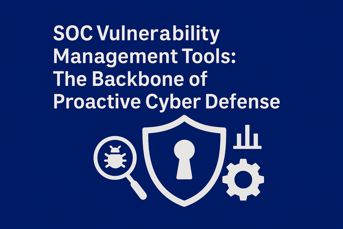 SOC Vulnerability Management Tools: The Backbone of Proactive Cyber Defense