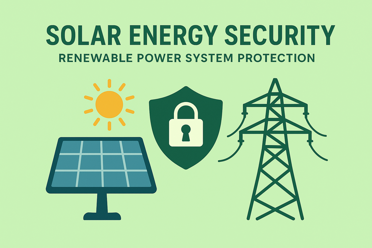 Solar Energy Security: Renewable Power System Protection