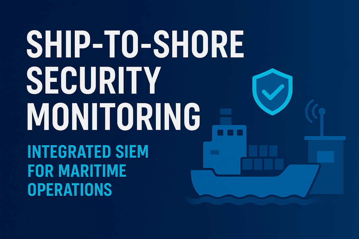 Ship-to-Shore Security Monitoring: Integrated SIEM for Maritime Operations
