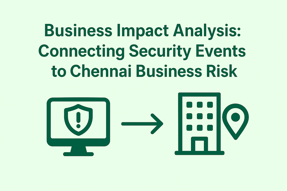 Business Impact Analysis: Connecting Security Events to Chennai Business Risk