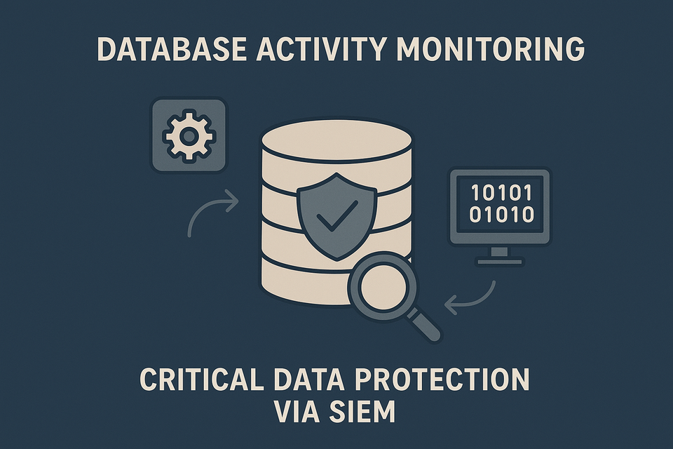 Database Activity Monitoring: Critical Data Protection via SIEM